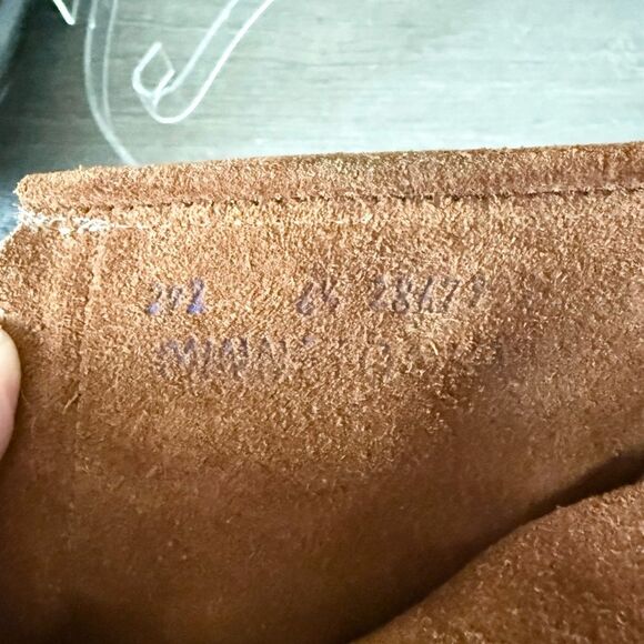 Minnetonka Fringe Ankle Moccasin in Brown Suede - Size 6.5 - Picture 7 of 8